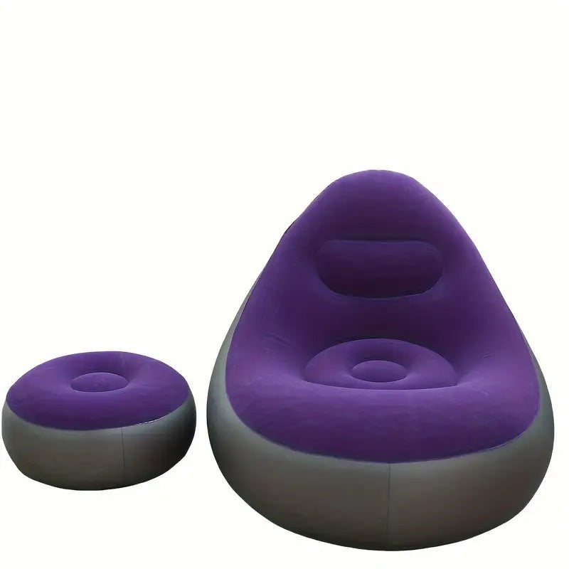 Inflatable Sofa Chair with Footrest