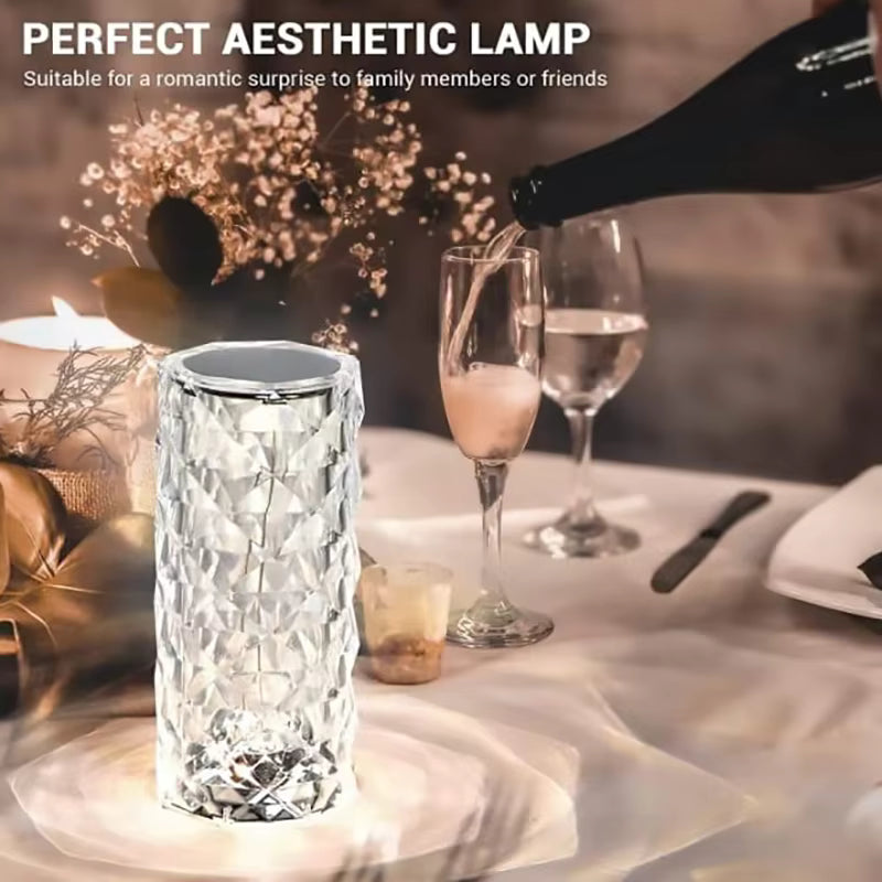Crystal Diamond Table Lamp
