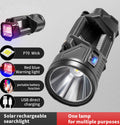 Solar Portable Search Light | Rechargeable • High Brightness • Outdoor Ready