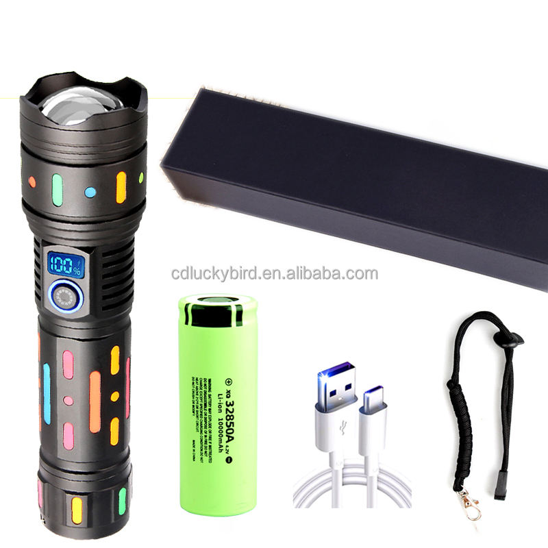 Colorful Rechargeable Flashlight – Bright Light, Bold Colors