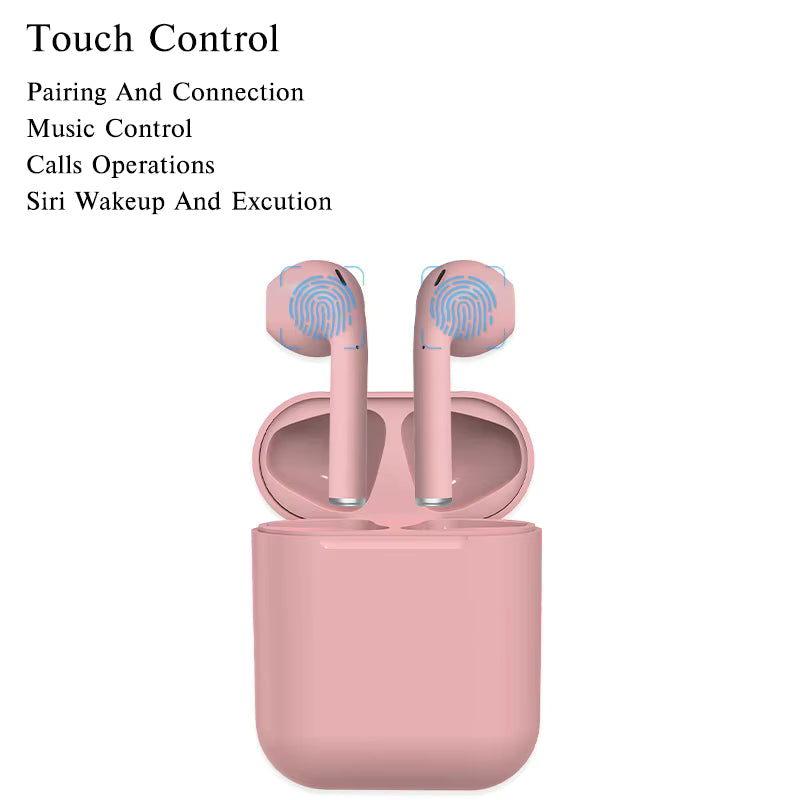 Inpods i12 Mini TWS Bluetooth Earbuds with Touch Control & Charging Case