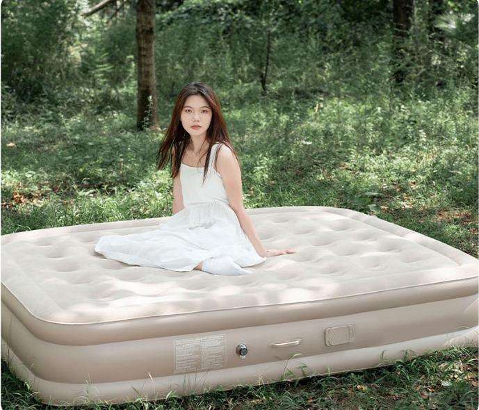 Air Mattress with Built-in Pump - Single
