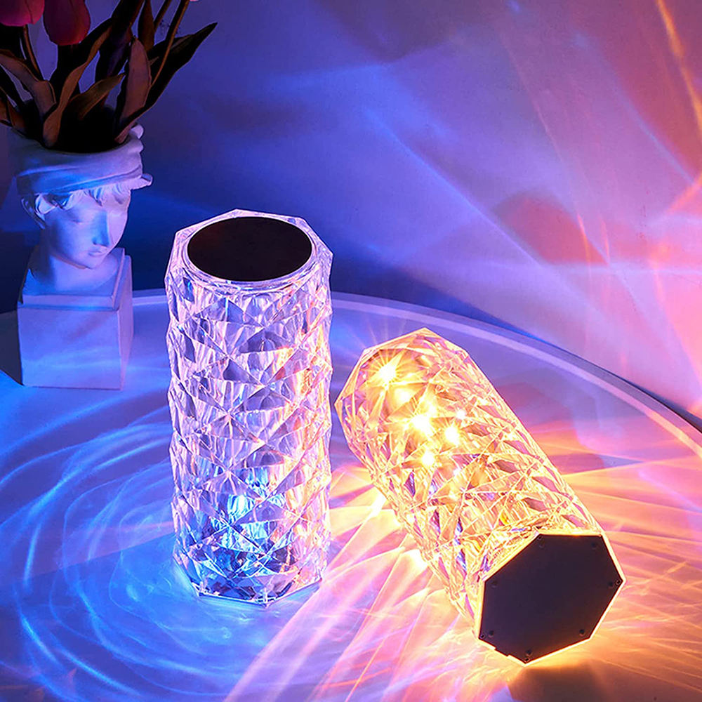 Crystal Diamond Table Lamp