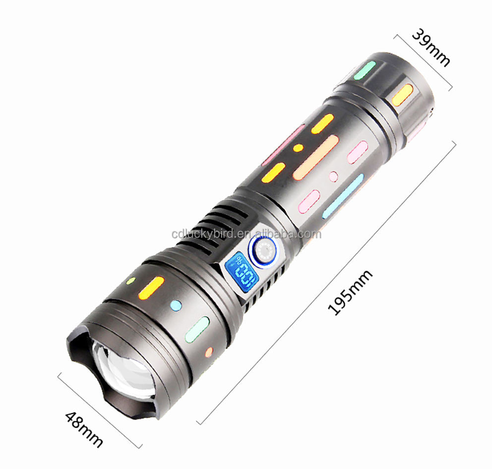 Colorful Rechargeable Flashlight – Bright Light, Bold Colors