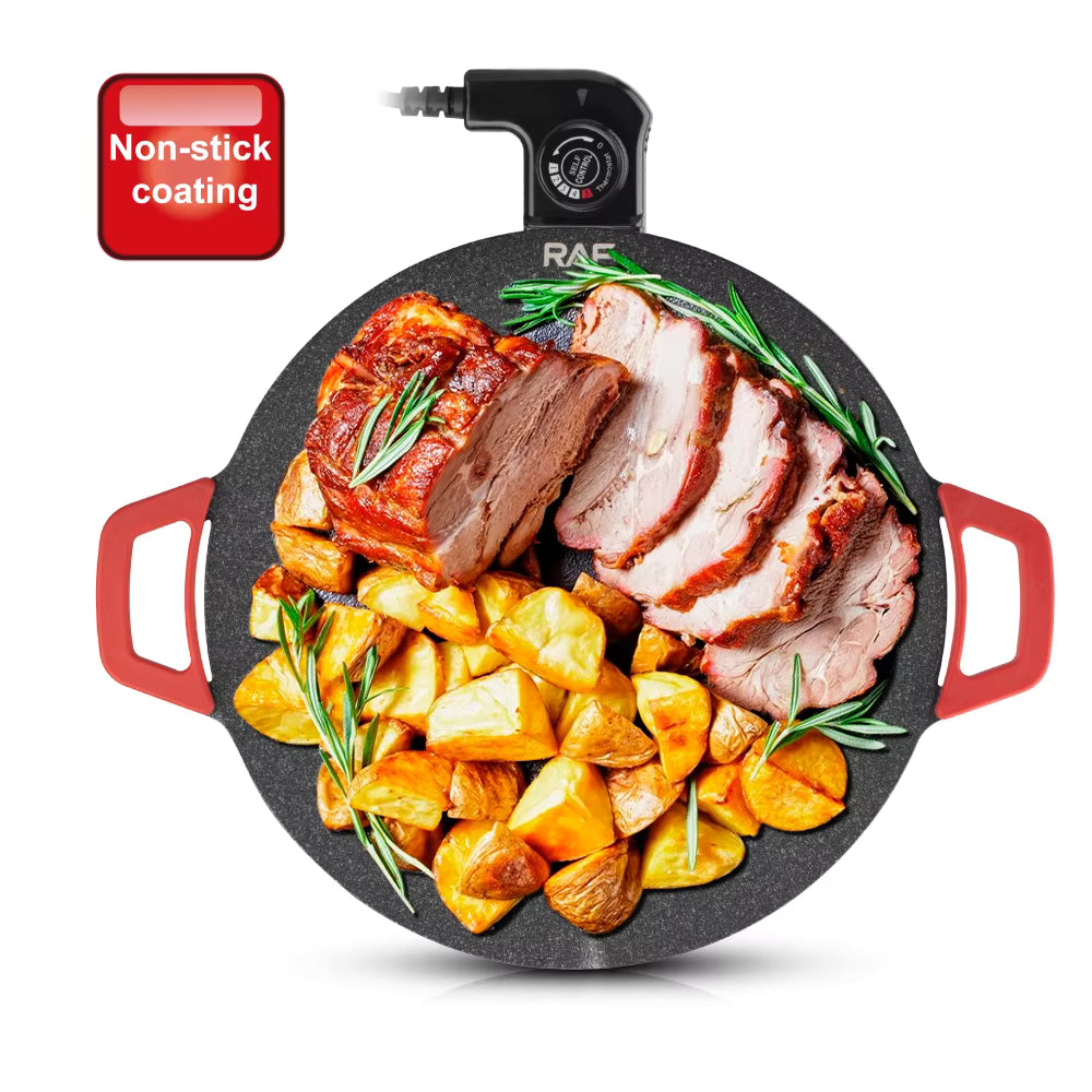 Non-Stick Electric Indoor Grill Pan